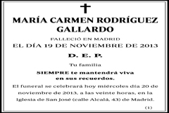 María Carmen Rodríguez Gallardo